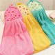 Print Coral Fleece Microfiber Hanging Hand Towel Cute Kids