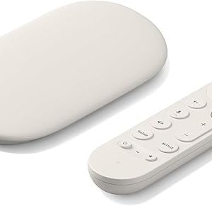 Google TV Streamer 4K - Fast Streaming Entertainment on Your TV with Voice Search Remote