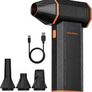 WOLFBOX MF50 Electric Air Duster-110000RPM Super Power Cordless Air Duster,