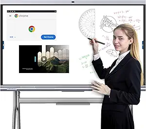 Smart Board, 65” Interactive Display, 4K UHD Electronic Board with Touch Screen,