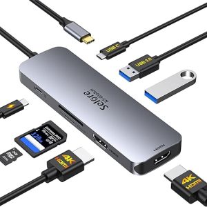 USB C Docking Station Dual HDMI Monitor,