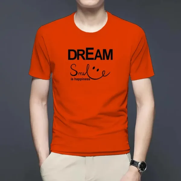 Dream smile Half Sleeve T-Shirt For Men - Image 2