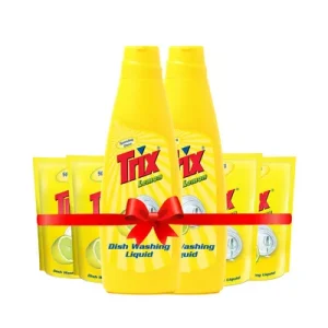 Trix Dishwashing Liquid Refill 250 ml Combo Pack